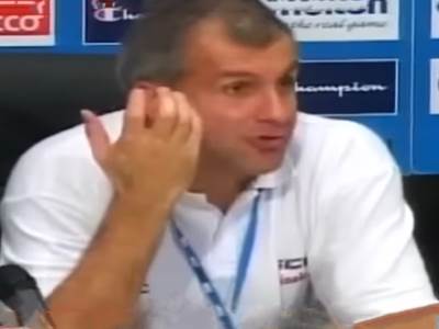  Željko Obradović konferencija za medije poslije Evropskog prvenstva 2005. 