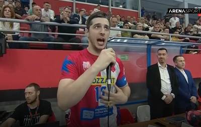  Miljan Vukovljak govor nakon prekida finala Kupa Srbije 