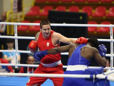  Dušan Valetić u polufinalu Evropskog prvenstva u boksu 