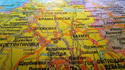  Mapa Ukrajina i Donbasa 