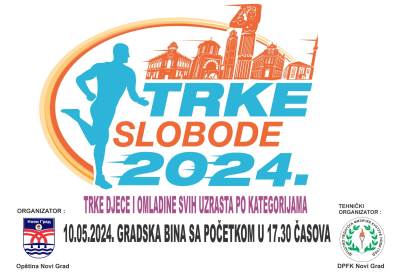  Trke slobode 2024 Novi Grad najava  