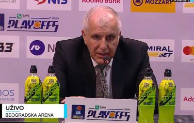  Željko Obradović nakon poraza od Zvezde u finalu 