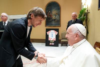  modrić, papa franjo 