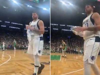  Luka Dončić psuje navijača Bostona VIDEO 