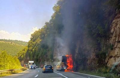  Zapalio se autobus na putu Banjaluka-Jajce Dabrac 