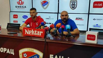  Mladen Žižović Jovo Lukić pred revanš FK Borac PAOK izjave 