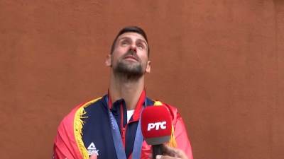  NOvak Đoković emotivni govor poslije osvajanja zlatne medalje 