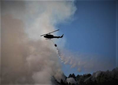  Pomoć helikoptera iz Srbije za gašenje požara na Zelengori 