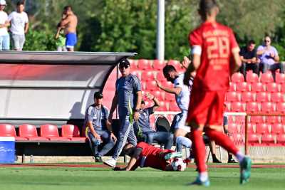  Zoran Zekić i Vlado Jagodić poslije utakmice Sloga - Sarajevo 