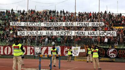  Gromoglasna podrška Sarajevu s tribina (VIDEO) 