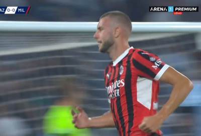  Strahinja Pavlović dao gol za Milan protiv Lacija  