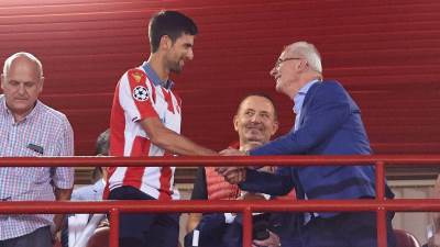  Novak Đoković posjetio FK Crvena zvezda 