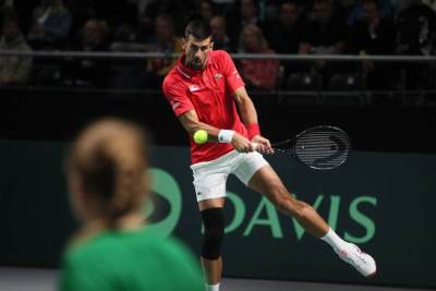 Novak Đoković igra za Srbiju protiv Danske Novak Đoković igra za Srbiju protiv Danske