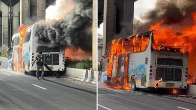  Požar u školskom autobusu Tajland 