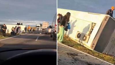  Jedna osoba poginula, 27 povređenih: Detalji sudara đačkog autobusa i automobila kod Inđije 