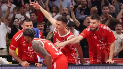  crvena zvezda prvi put pobijedila dvije utakmice na pocetku evrolige 