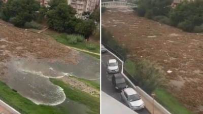  Snimci početka katastrofalne poplave u Španiji 