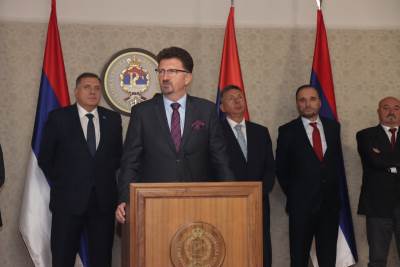  Pres konferencija nakon suđenja Dodiku i Lukiću 