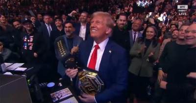  donald tramp dobio ufc pojas 