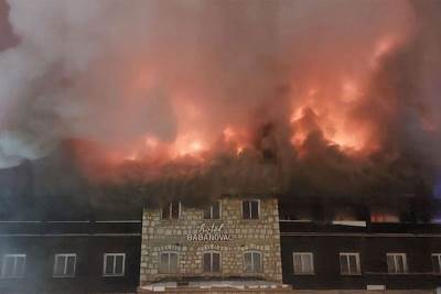  Požar hotel Babanbovac na Vlašiću 