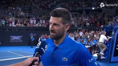  Navijač pjevao Partizanove pjesme na Đokovićevom meču 