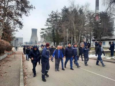  Protest radnika RiTE Ugljevik zbog niskih plata i lošeg stanja u preduzeću 