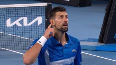 Novak Đoković utišao navijače na Australijan openu Novak Đoković utišao navijače na Australijan openu