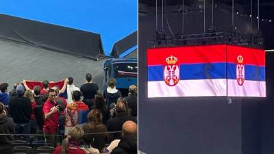  Srpski navijači u Kopenhagenu 