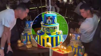  Kristijano Ronaldo od kluba dobio tortu za rođendan 