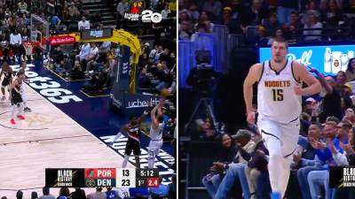  Nikola Jokić nevjerovatan koš protiv Portlanda 