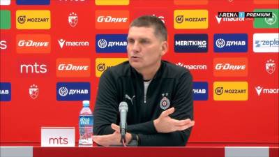  Crvena zvezda Partizan pres konferencija Srđan Blagojević 