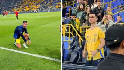  Kristijano Ronaldo vodio dvojnika na tribinama  