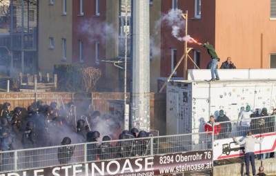  Rapid saopštenje nakon incidentata navijača u Hartbergu 