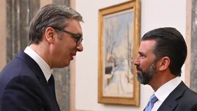  O čemu je Vučić razgovarao sa Trampom juniorom 