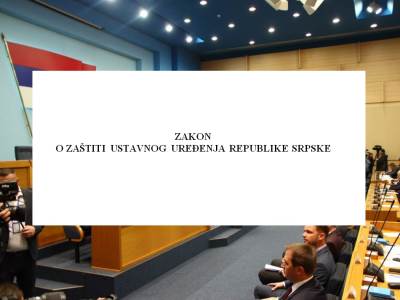  Novi zakon o zaštiti ustavnog uređenja RS 