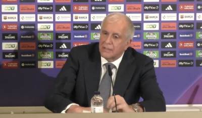  Partizan Efes pres konferencija Željka Obradovića  