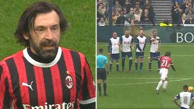  Pirlo pogodak protiv Totenhema u utakmici veterana 