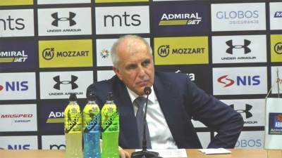 Željko Obradović nakon pobjede protiv Zvezde Željko Obradović nakon pobjede protiv Zvezde