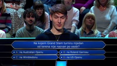  pitanje o tenisu u hrvatskom kvizu student nije znao 