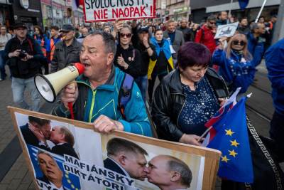  Slovačka, protest 