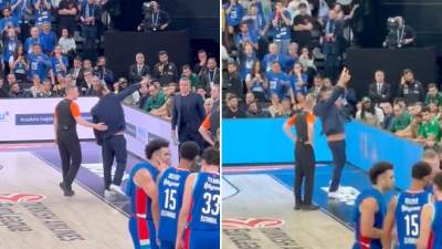 Ergin Ataman izgubio živce poslije poraza Panatinaikosa od Efesa Ergin Ataman izgubio živce poslije poraza Panatinaikosa od Efesa