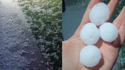 Snažno nevrijeme poharalo selo kod Prnjavora: Padao led veličine oraha (FOTO) Snažno nevrijeme poharalo selo kod Prnjavora: Padao led veličine oraha (FOTO)