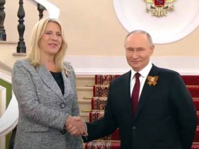  Cvijanovićeva čestitala Putinu Dan pobjede 