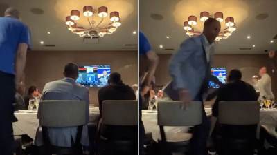  Slavlje Nika Herisona nakon što je Dalas dobio da bira prvog pika na draftu 