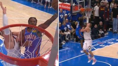  Kejson Volas zakucavanje preko Nikole Jokića 