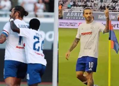  Marko Livaja - panenka i srednji prst navijačima NK Rijeka VIDEO 