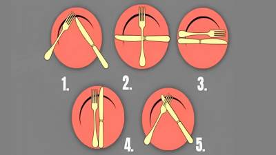  Test ličnosti šta položaj za pribor govori o vama 