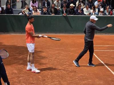  Novak Đoković odradio trening na Rolan Garosu 