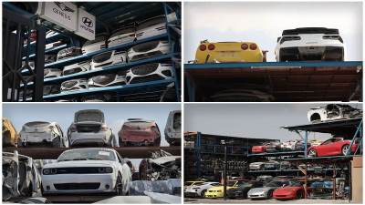  Luksuzni automobili na auto otpadu u Dubaiju 