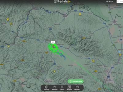  Avion EUFOR iznad prijedora 